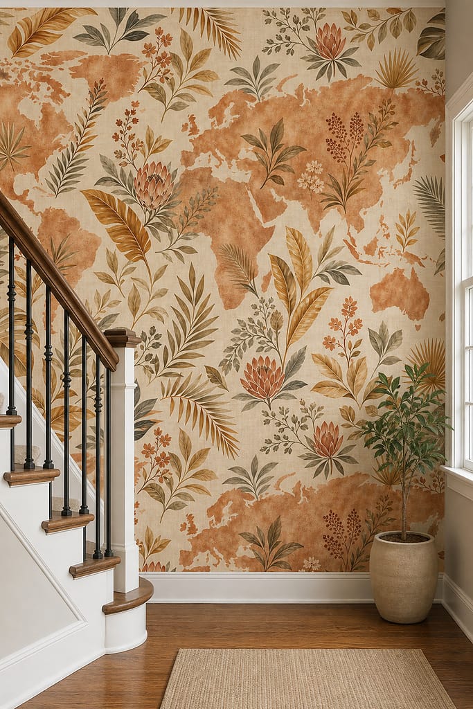 Cream Design Wallpaper Mural product view