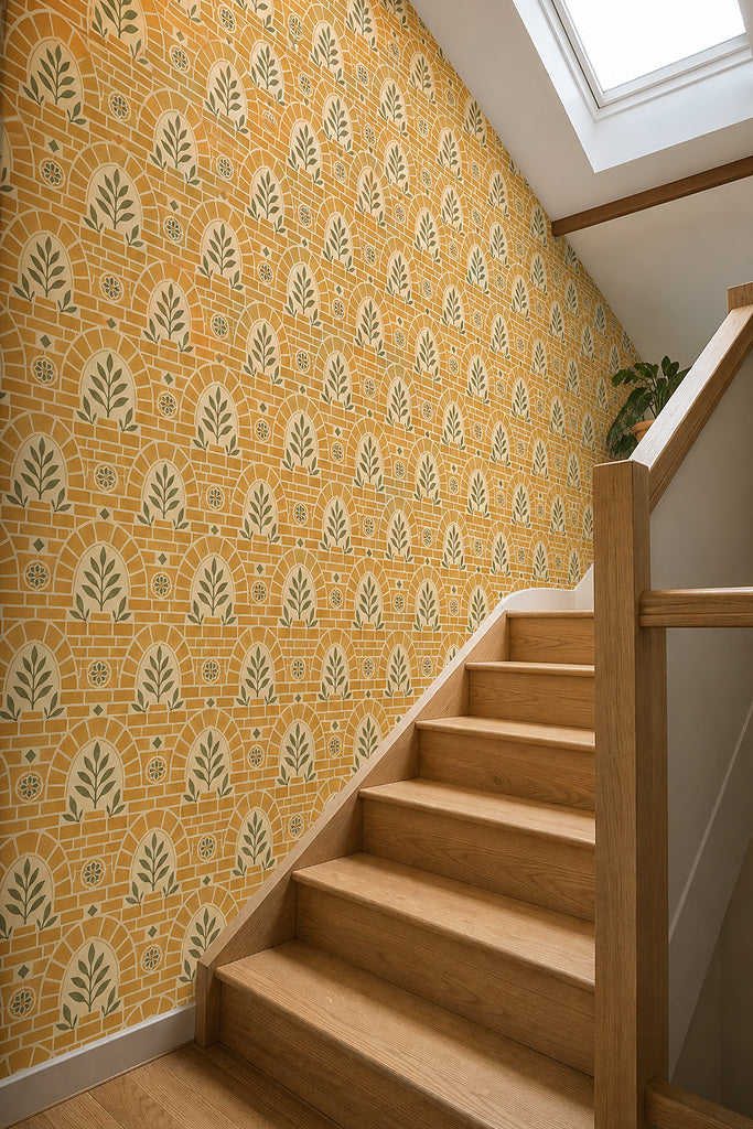 Cream Design Wallpaper Mural product view