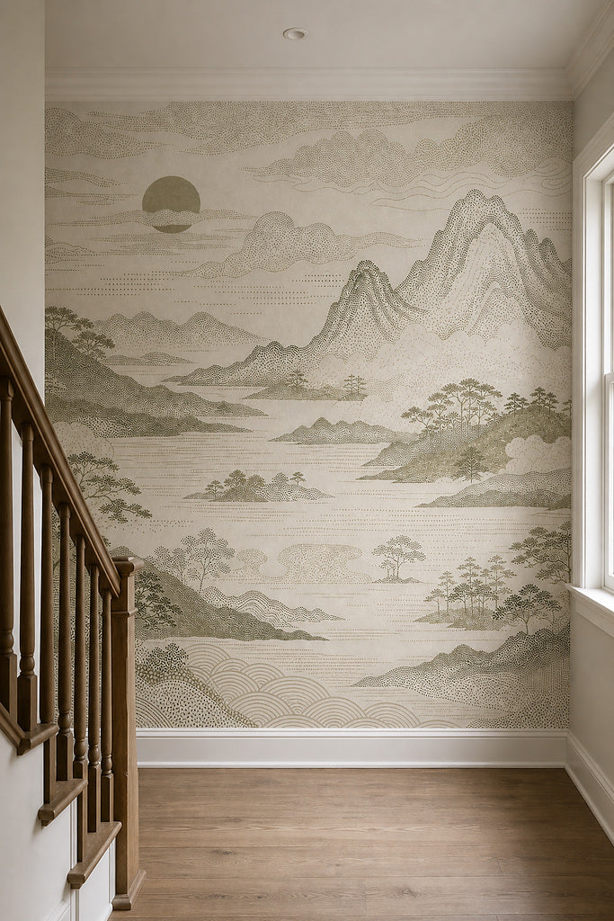 Cream Design Wallpaper Mural product view