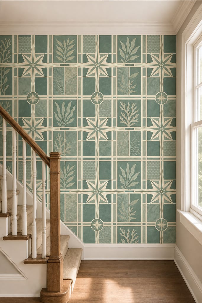 Cream Design Wallpaper Mural product view