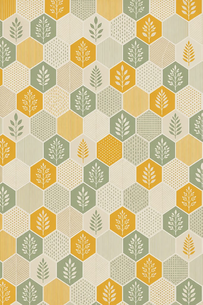 Cream Design Wallpaper Mural product view