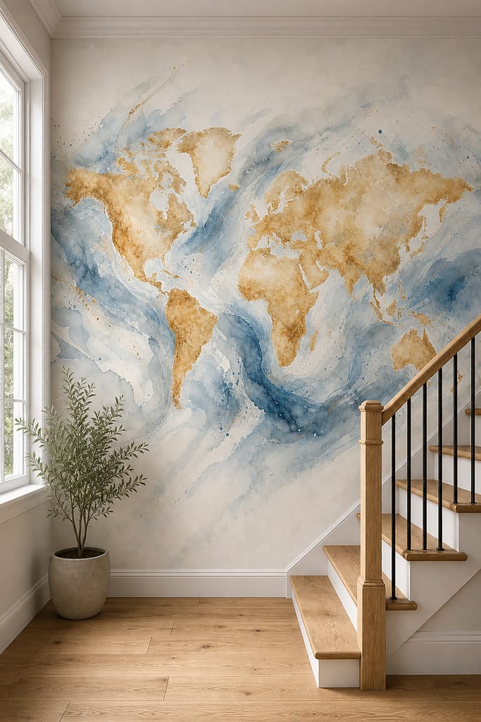 Cream Design Wallpaper Mural product view