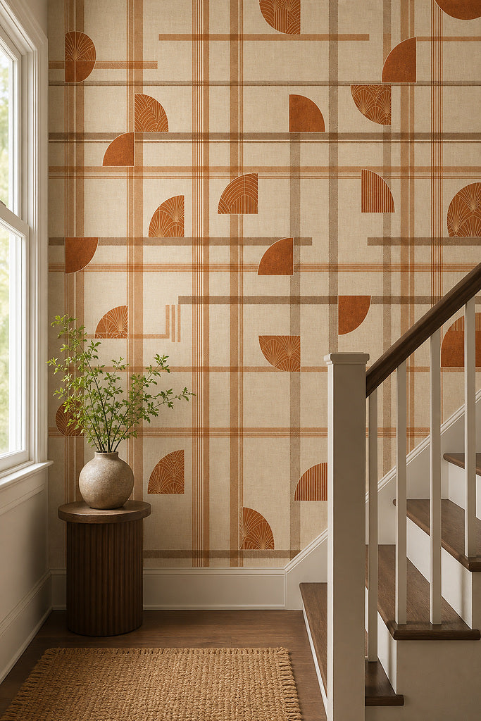 Cream Design Wallpaper Mural product view
