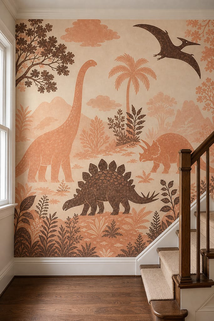 Cream Design Wallpaper Mural product view