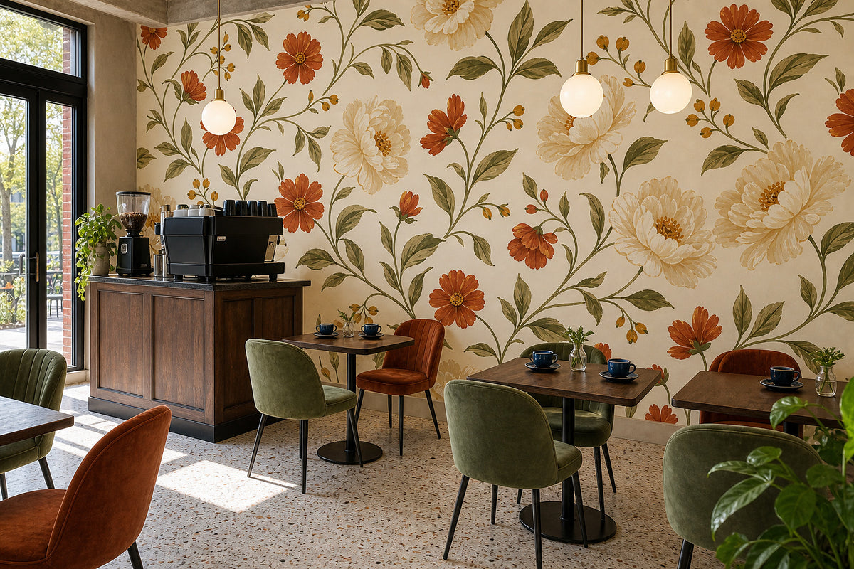 Cream Design Wallpaper Mural product view