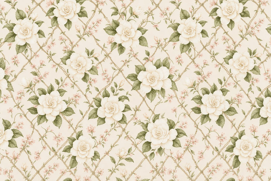 Cream Design Wallpaper Mural product view