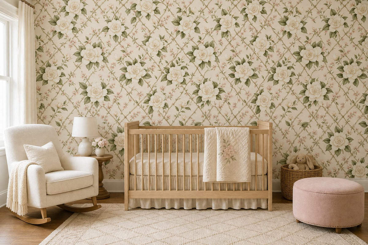 Cream Design Wallpaper Mural product view