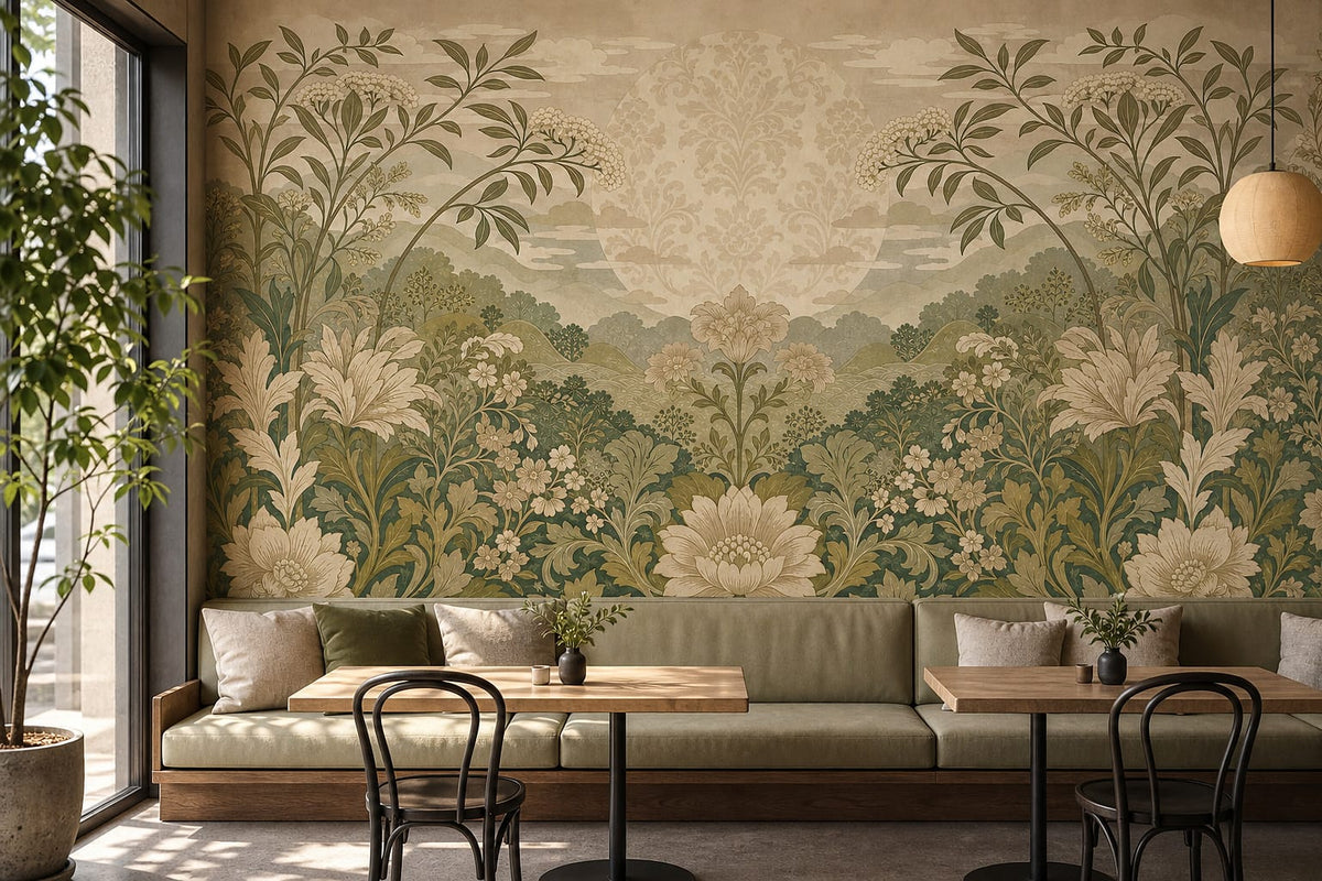 Cream Design Wallpaper Mural product view
