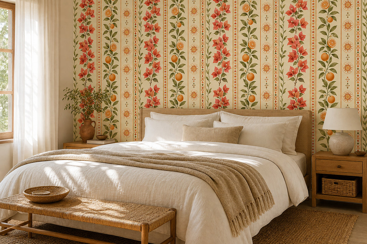 Cream Design Wallpaper Mural product view