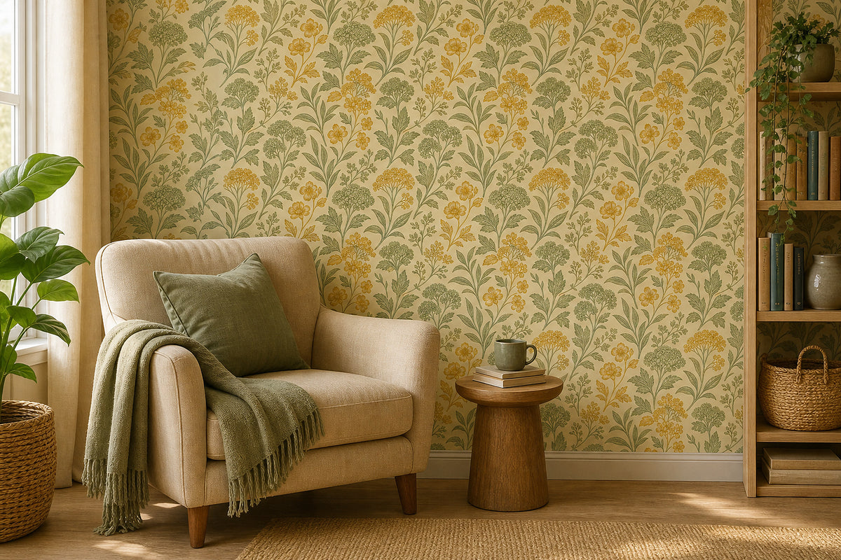 Cream Design Wallpaper Mural product view