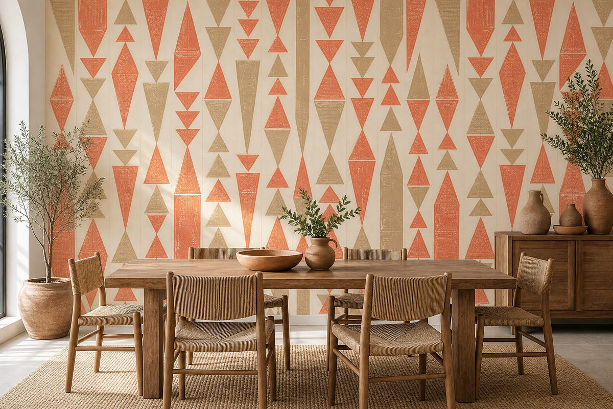 Cream Design Wallpaper Mural product view
