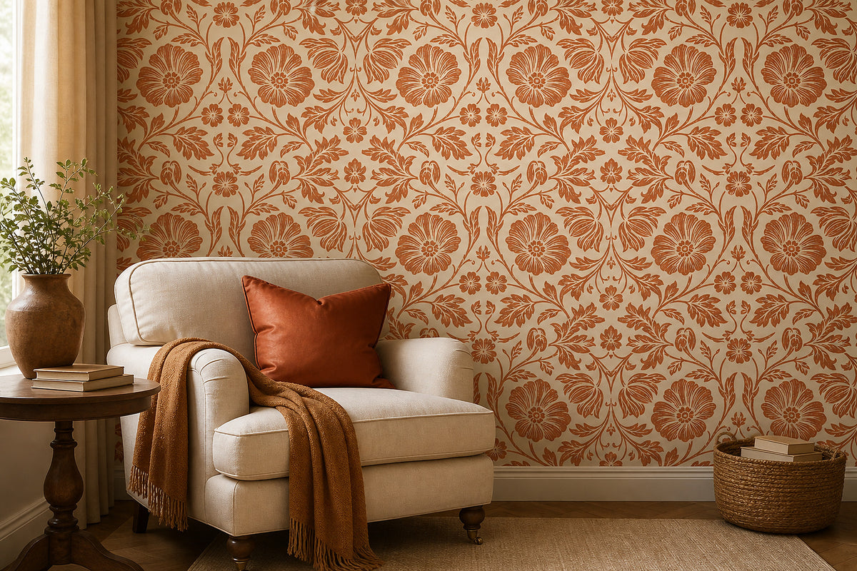 Cream Design Wallpaper Mural product view
