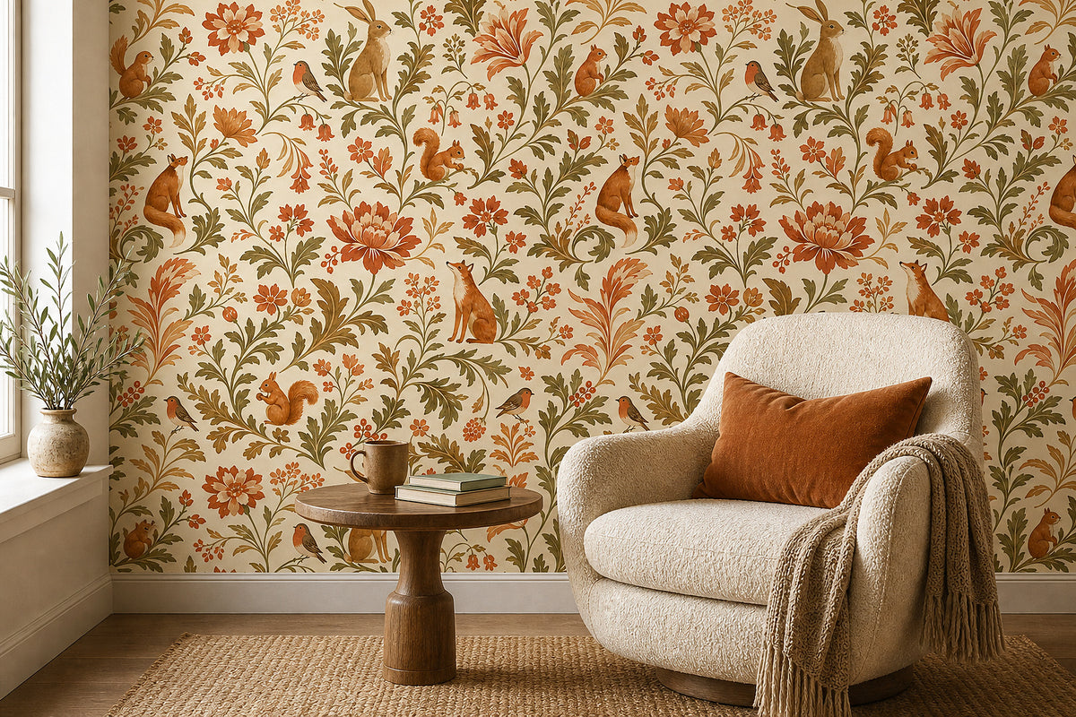Cream Design Wallpaper Mural product view