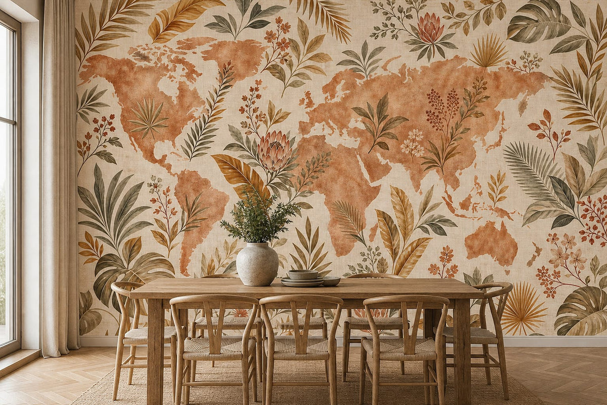Cream Design Wallpaper Mural product view