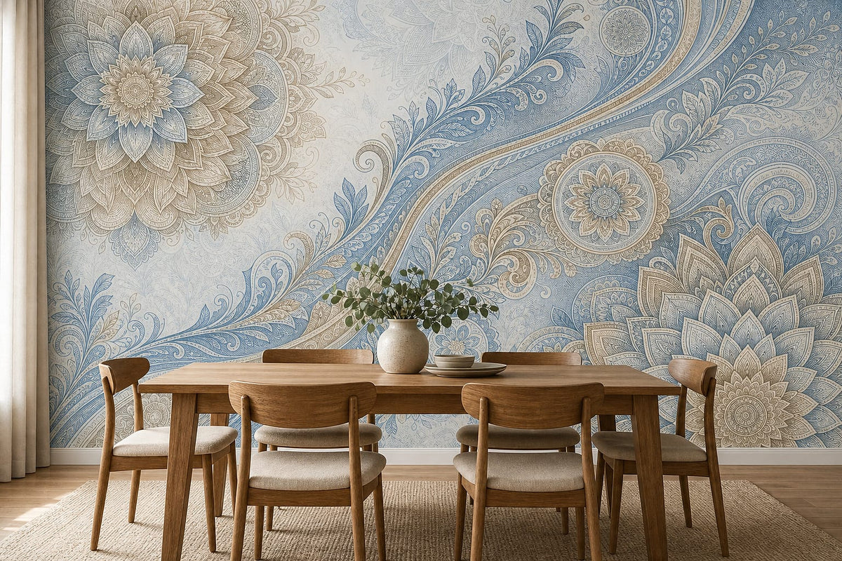 Cream Design Wallpaper Mural product view