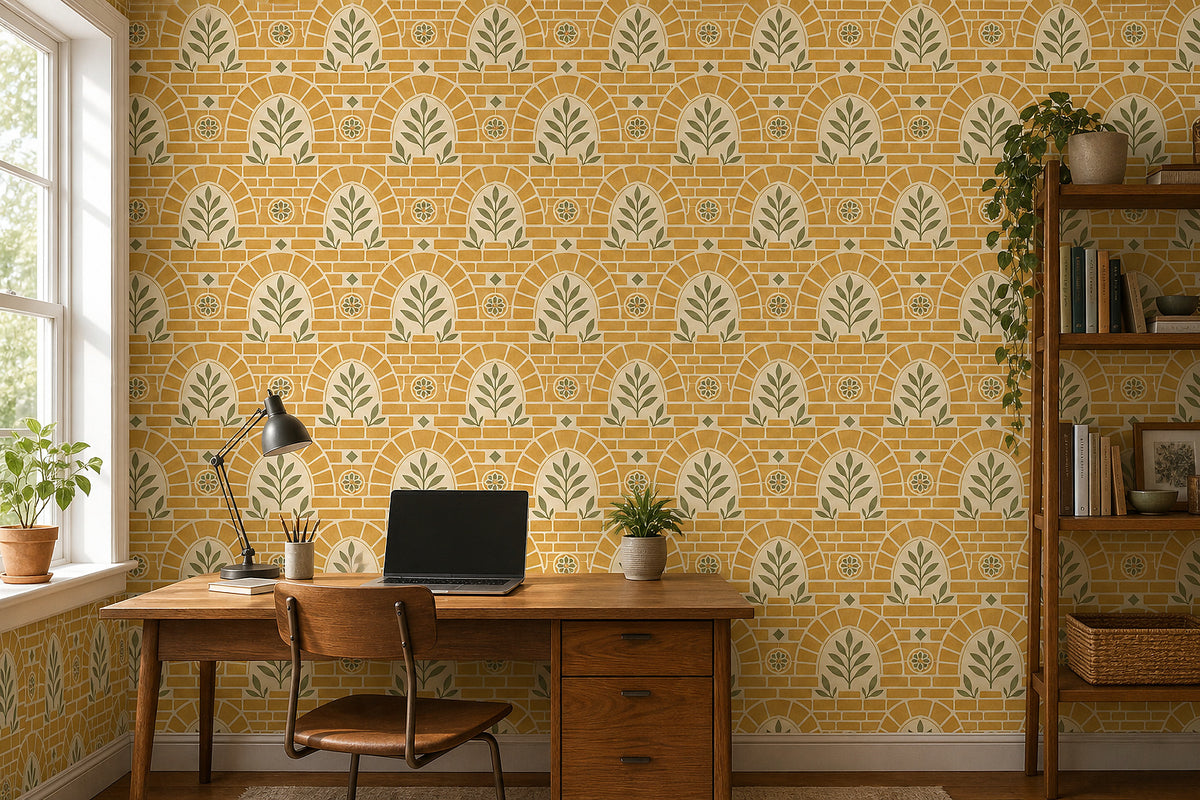 Cream Design Wallpaper Mural product view