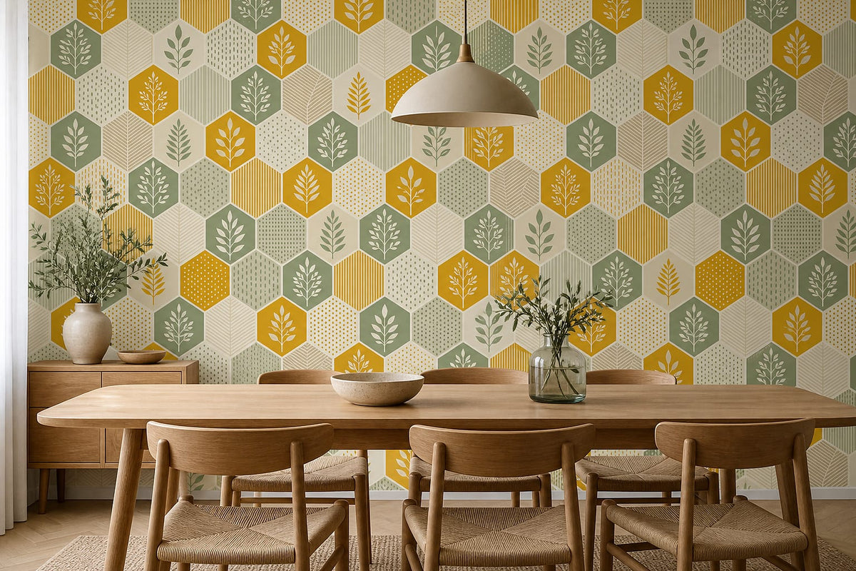 Cream Design Wallpaper Mural product view