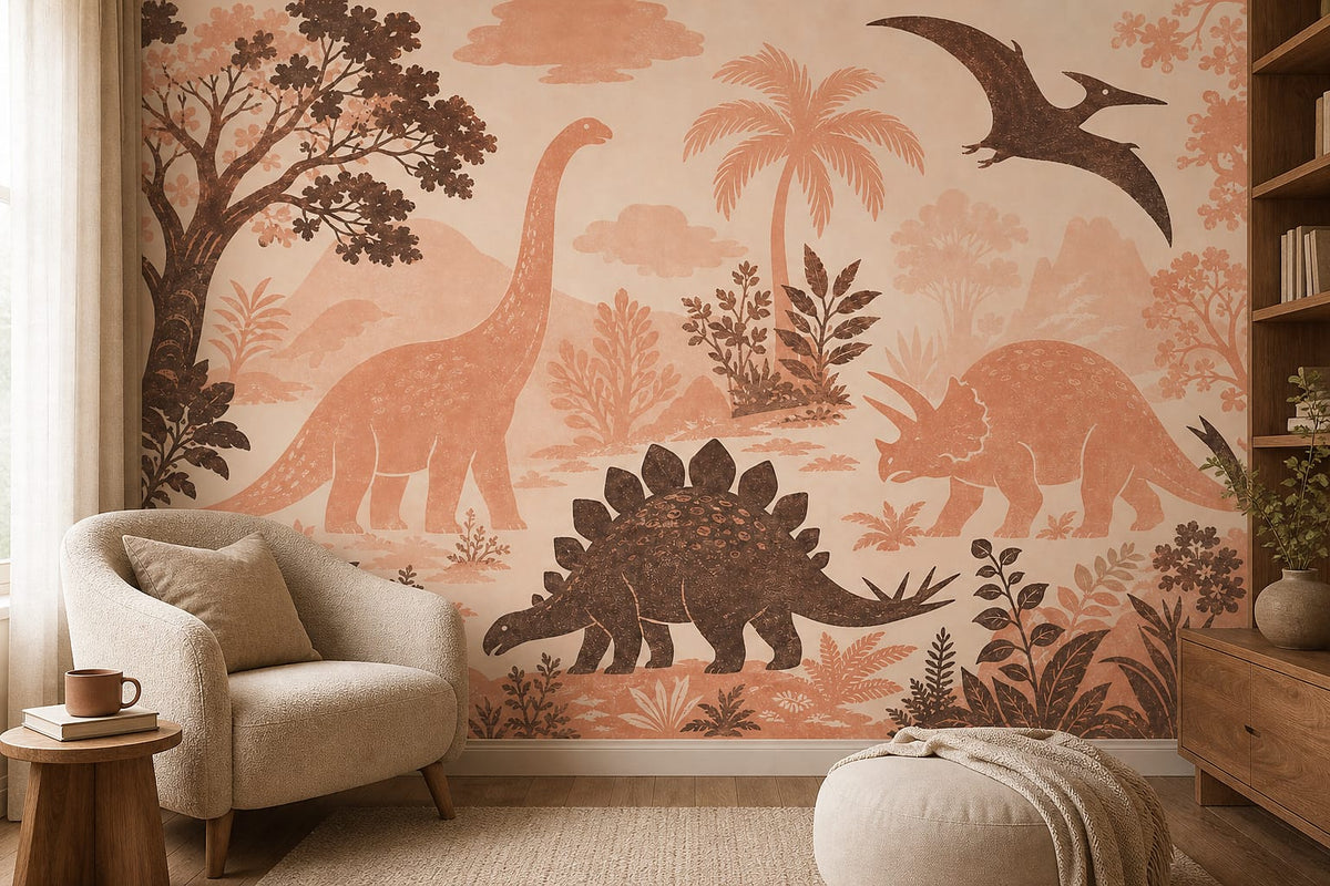 Cream Design Wallpaper Mural product view
