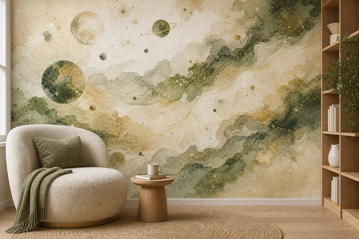 Cream Design Wallpaper Mural product view