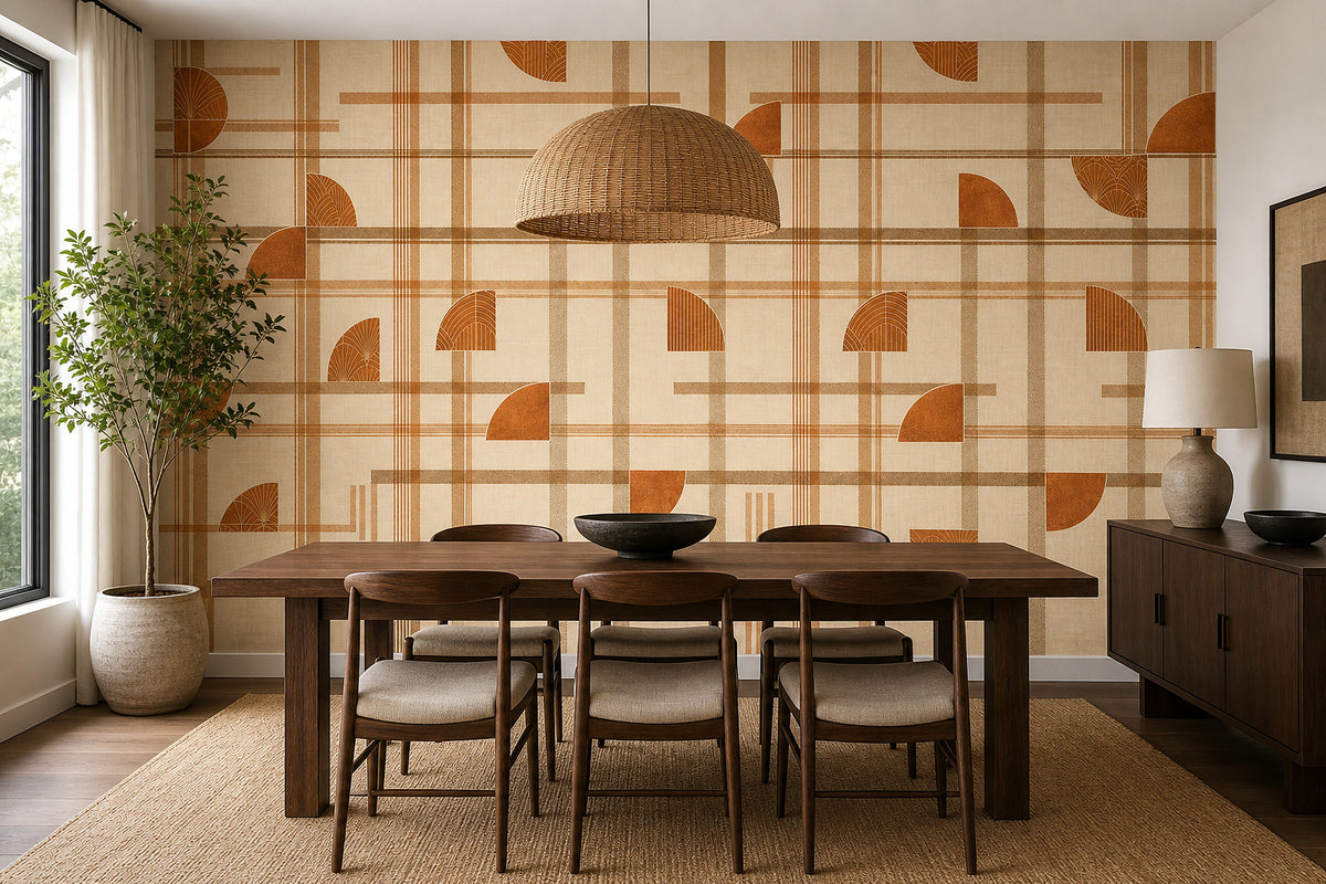 Cream Design Wallpaper Mural product view