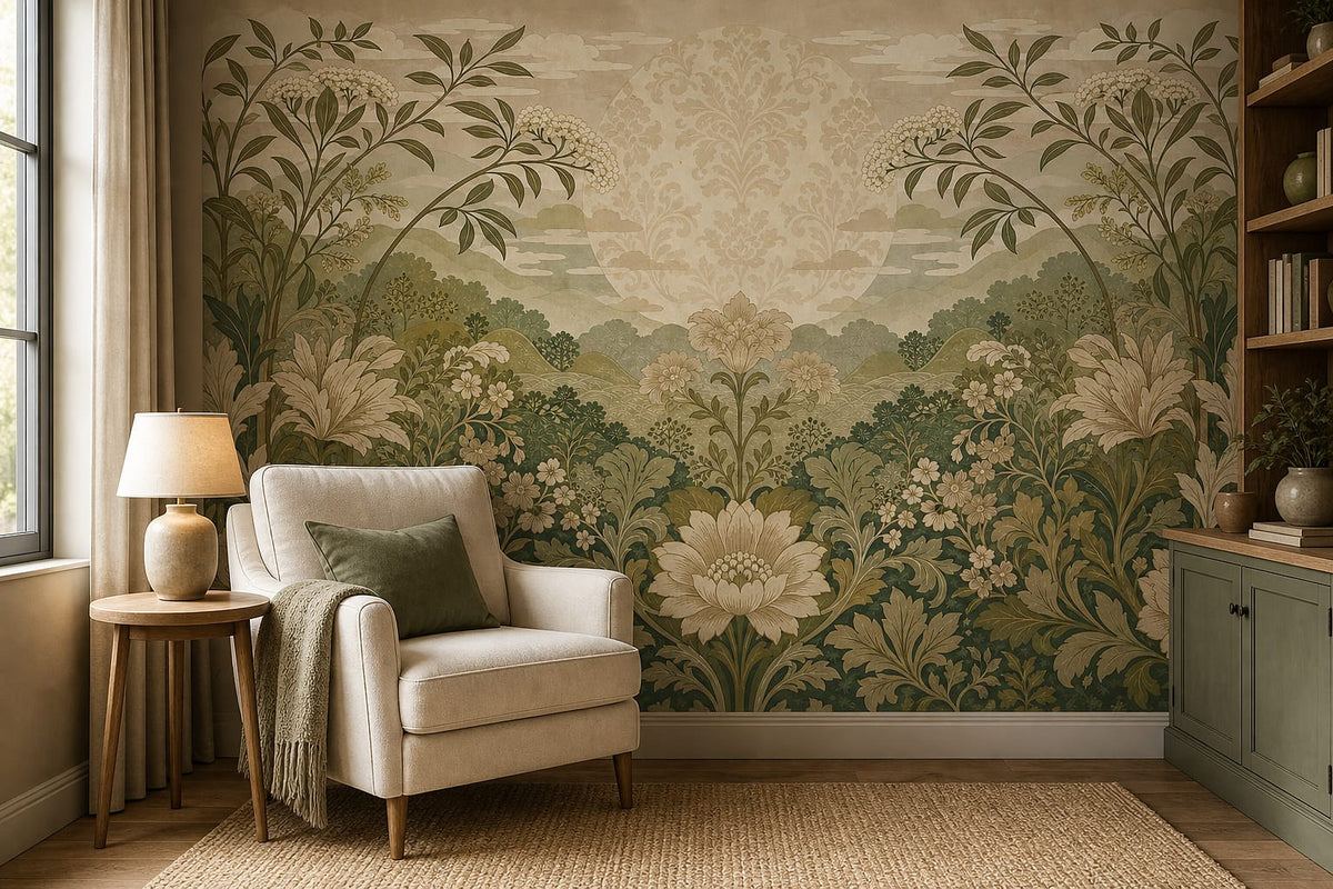 Cream Design Wallpaper Mural product view