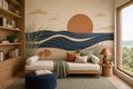 Cream Ocean Wallpaper Mural