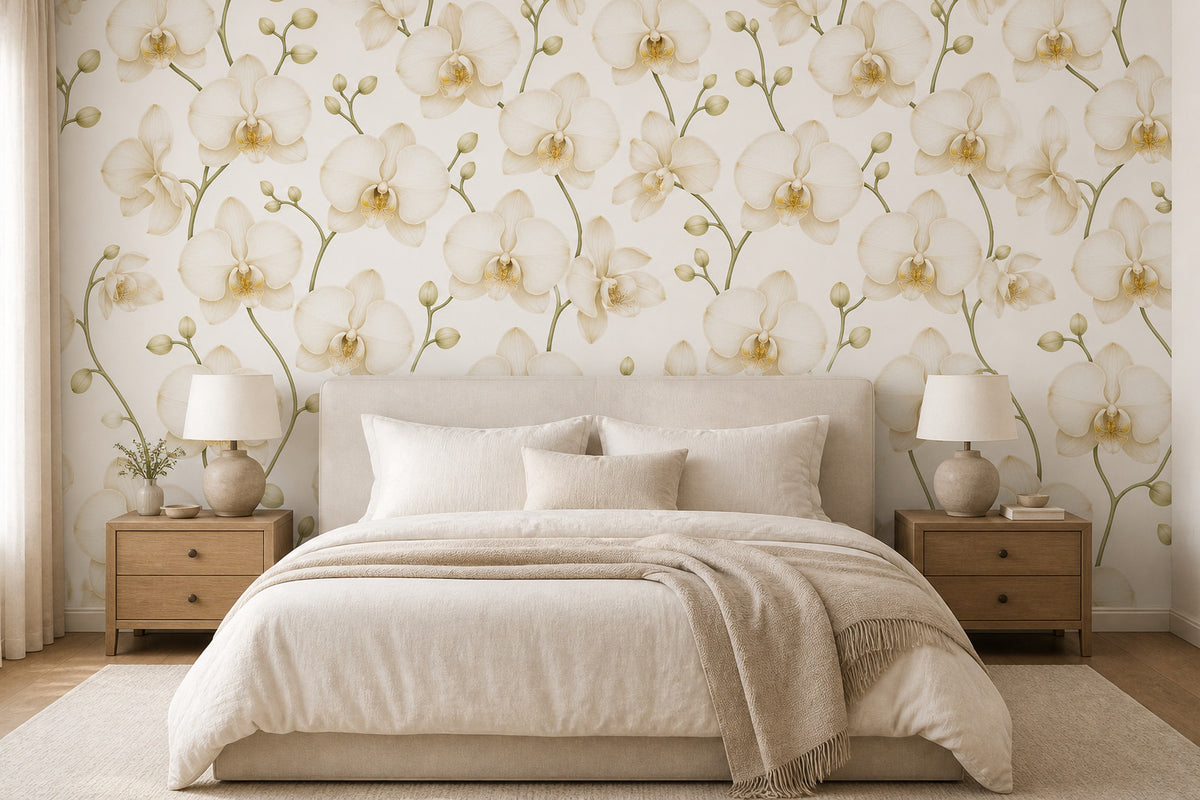Cream Design Wallpaper Mural product view