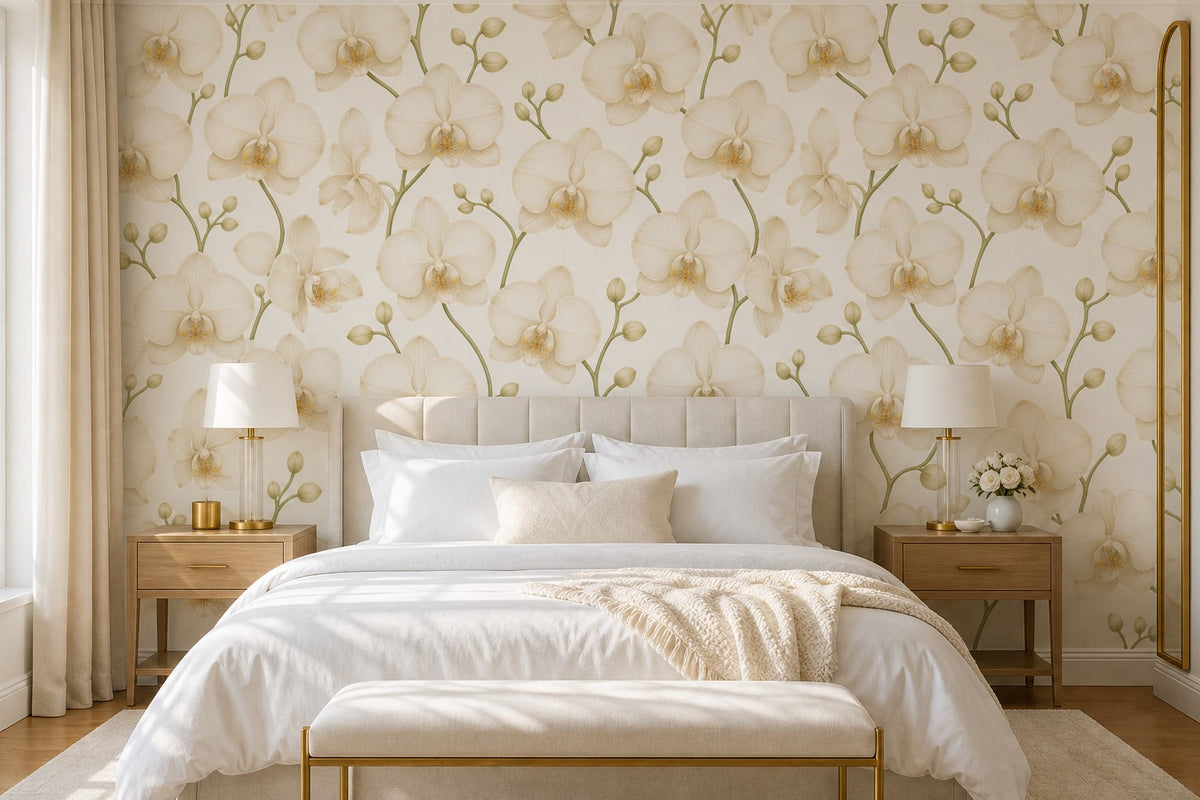 Cream Design Wallpaper Mural product view