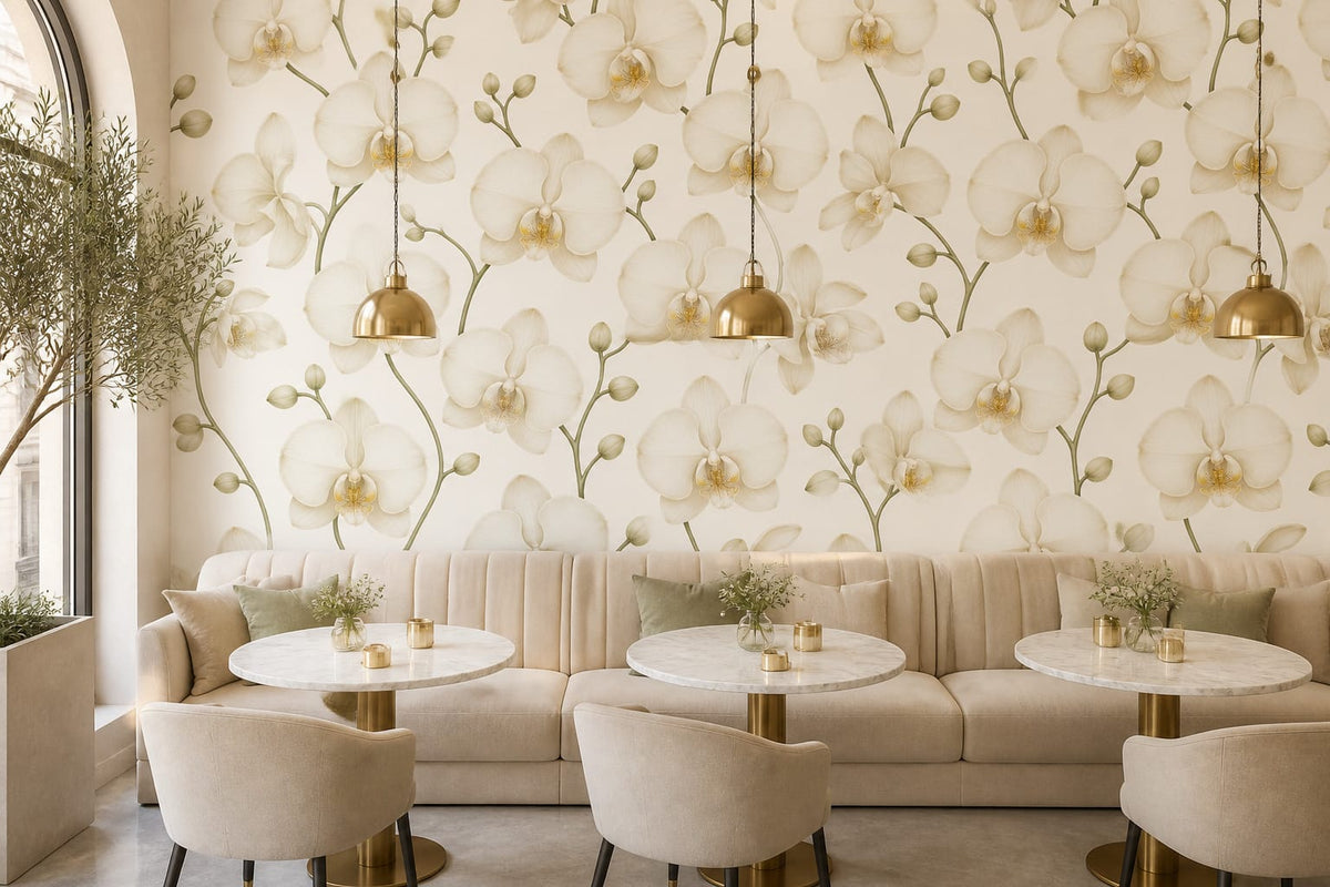 Cream Design Wallpaper Mural product view