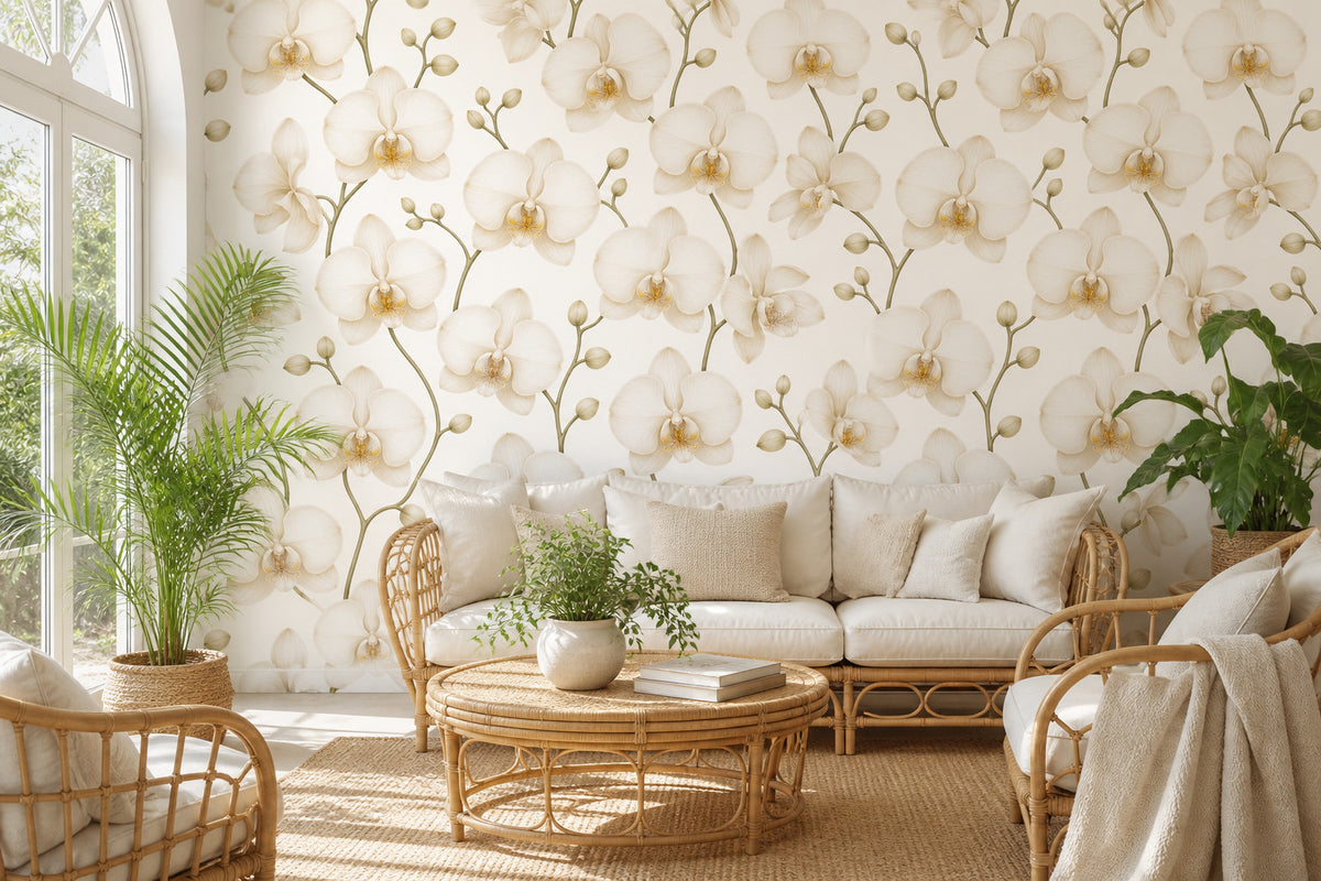 Cream Design Wallpaper Mural product view