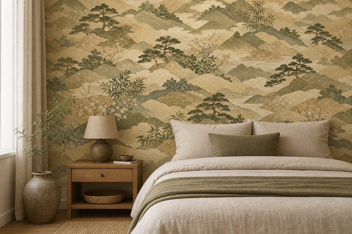 Cream Design Wallpaper Mural product view