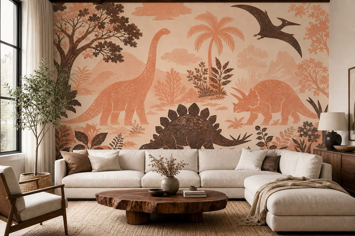 Cream Design Wallpaper Mural product view