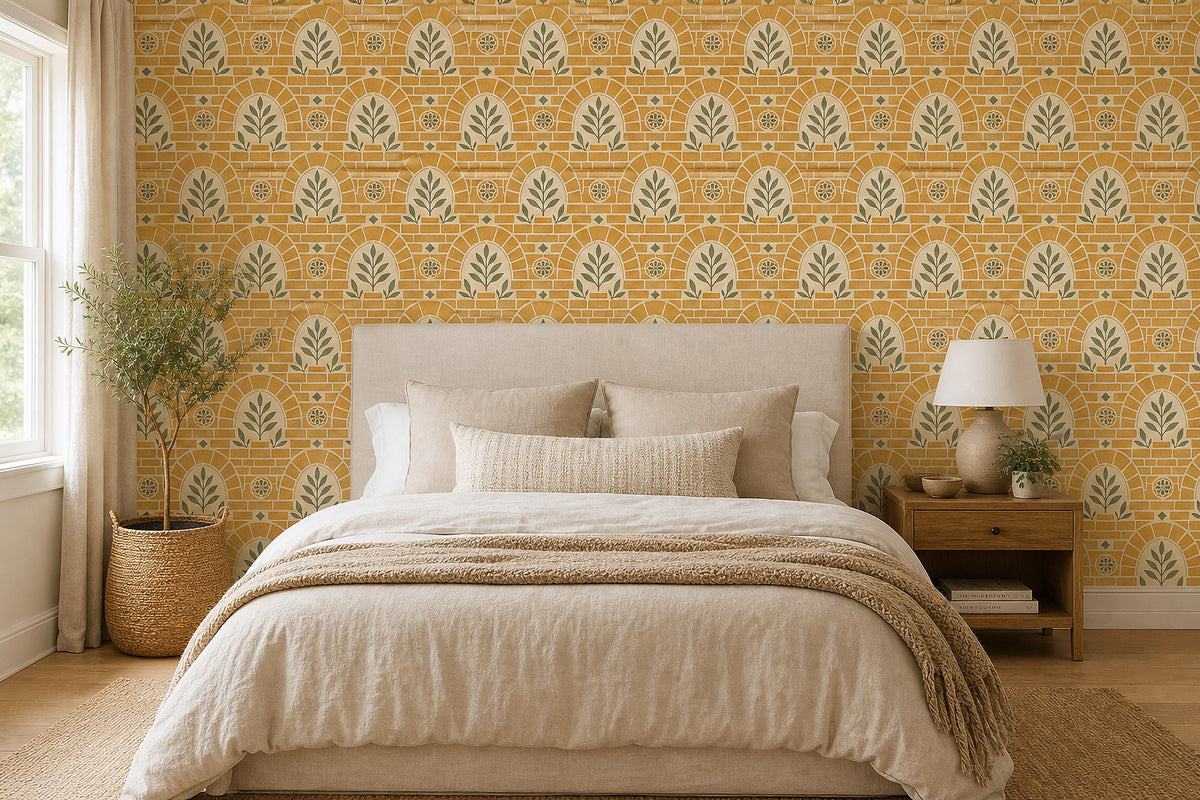 Cream Design Wallpaper Mural product view