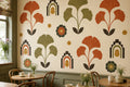 Cream Design Wallpaper Mural