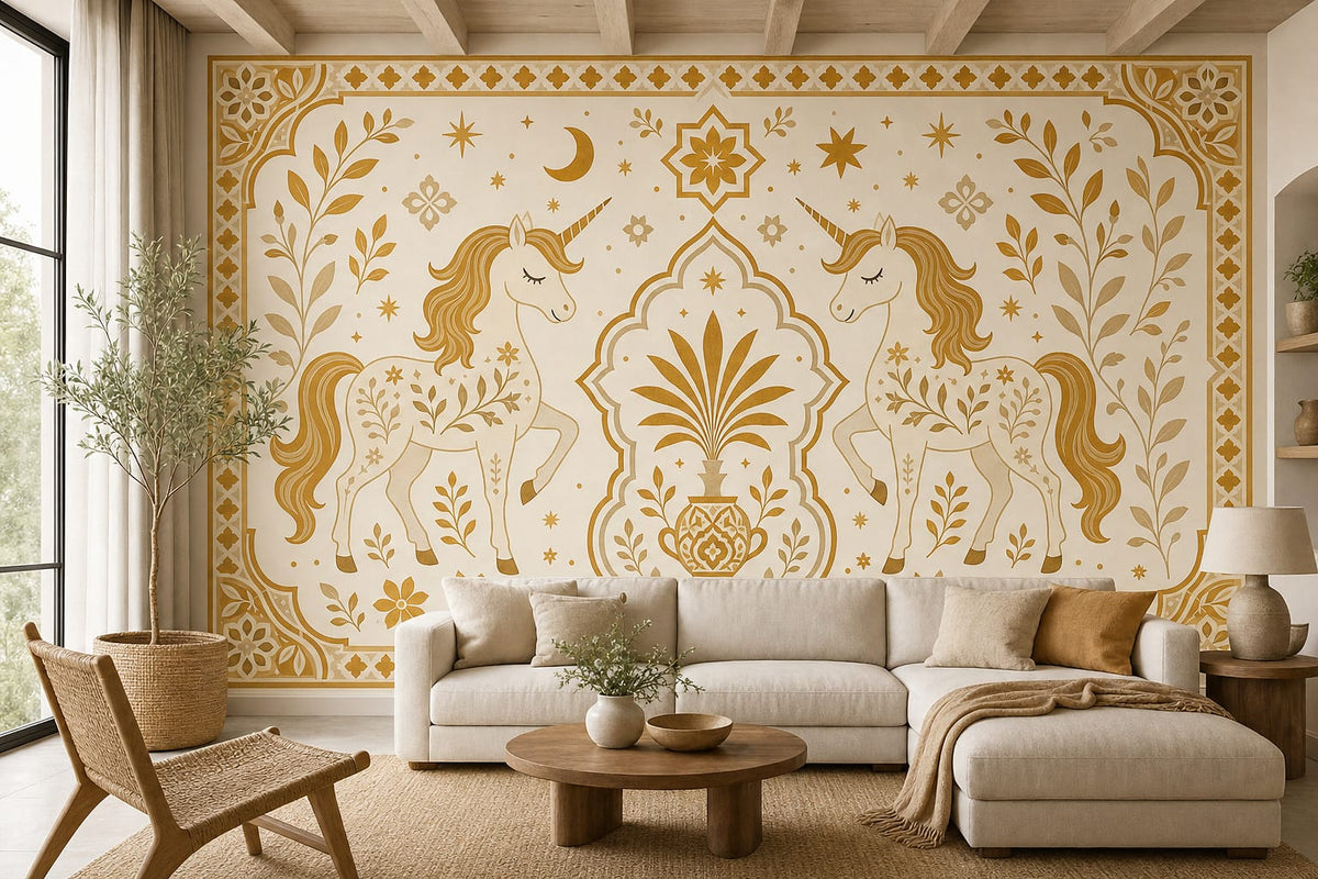 Cream Design Wallpaper Mural product view