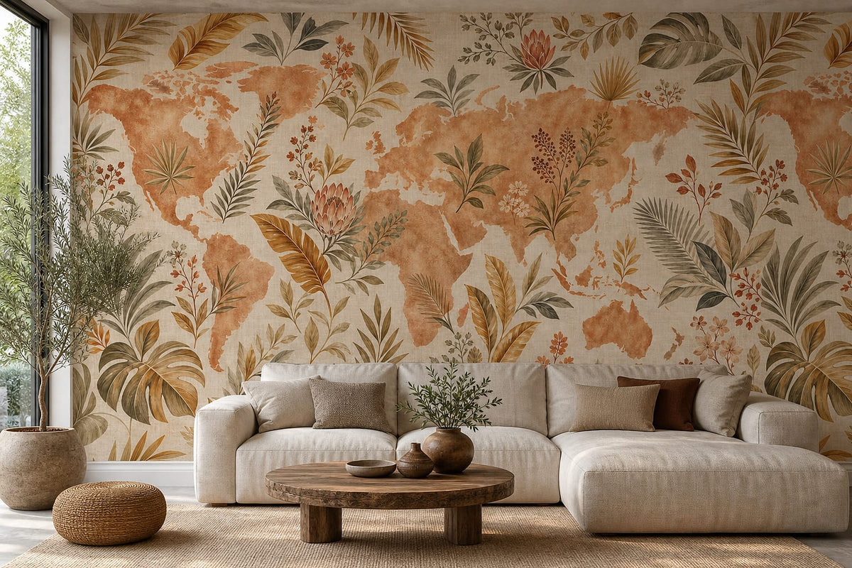 Cream Design Wallpaper Mural product view