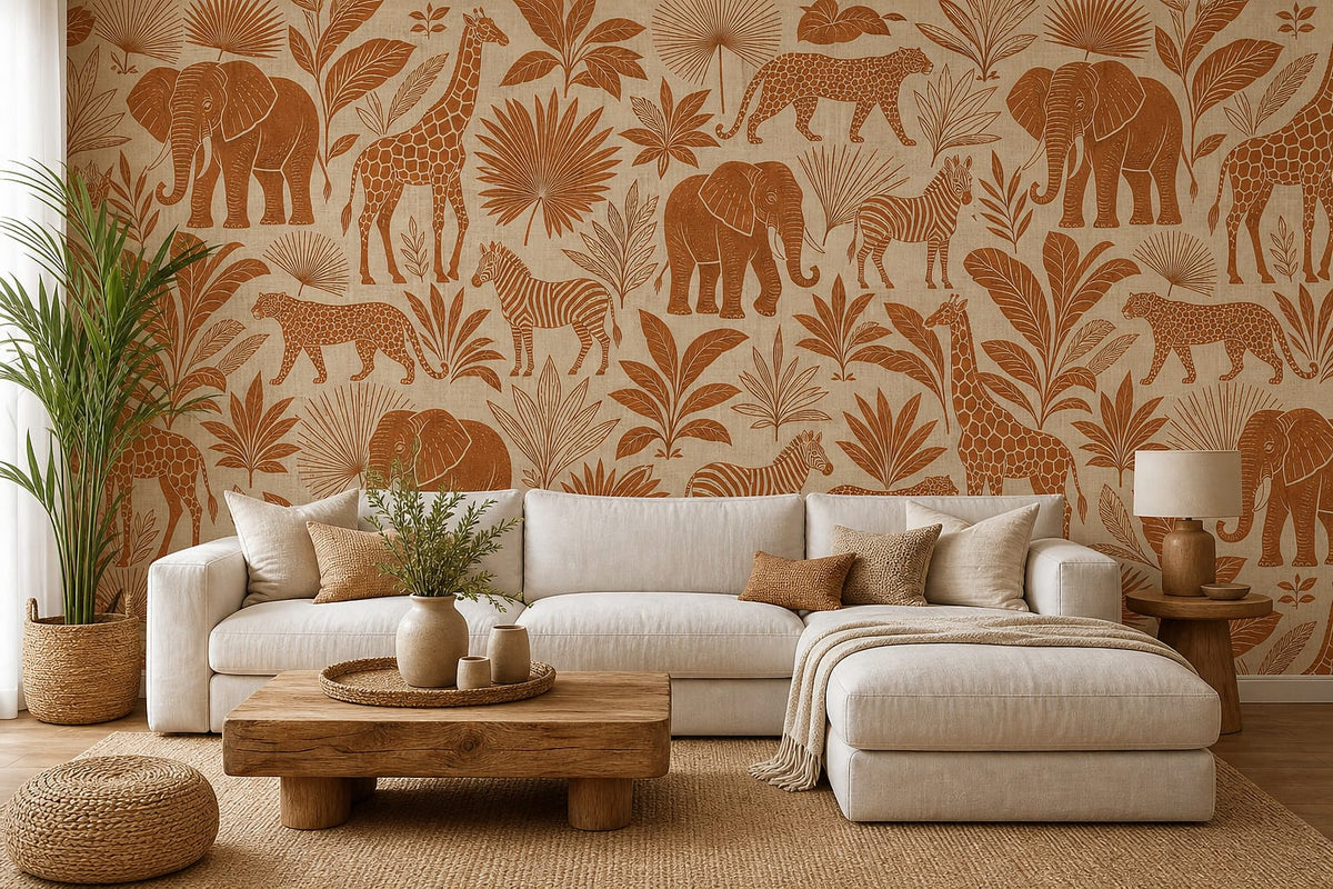 Cream Design Wallpaper Mural product view