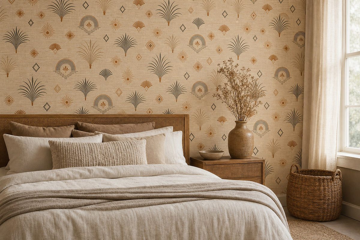 Cream Design Wallpaper Mural product view