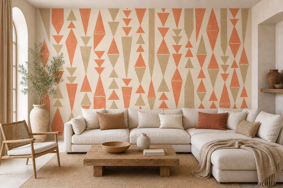 Cream Design Wallpaper Mural product view