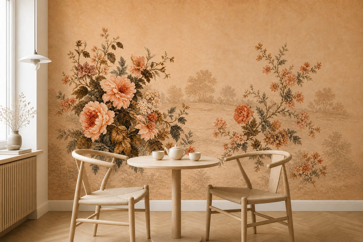 Cream Design Wallpaper Mural product view