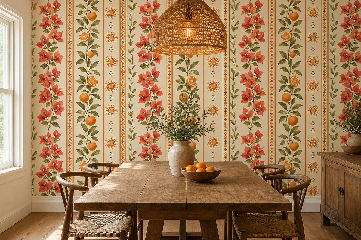 Cream Design Wallpaper Mural product view