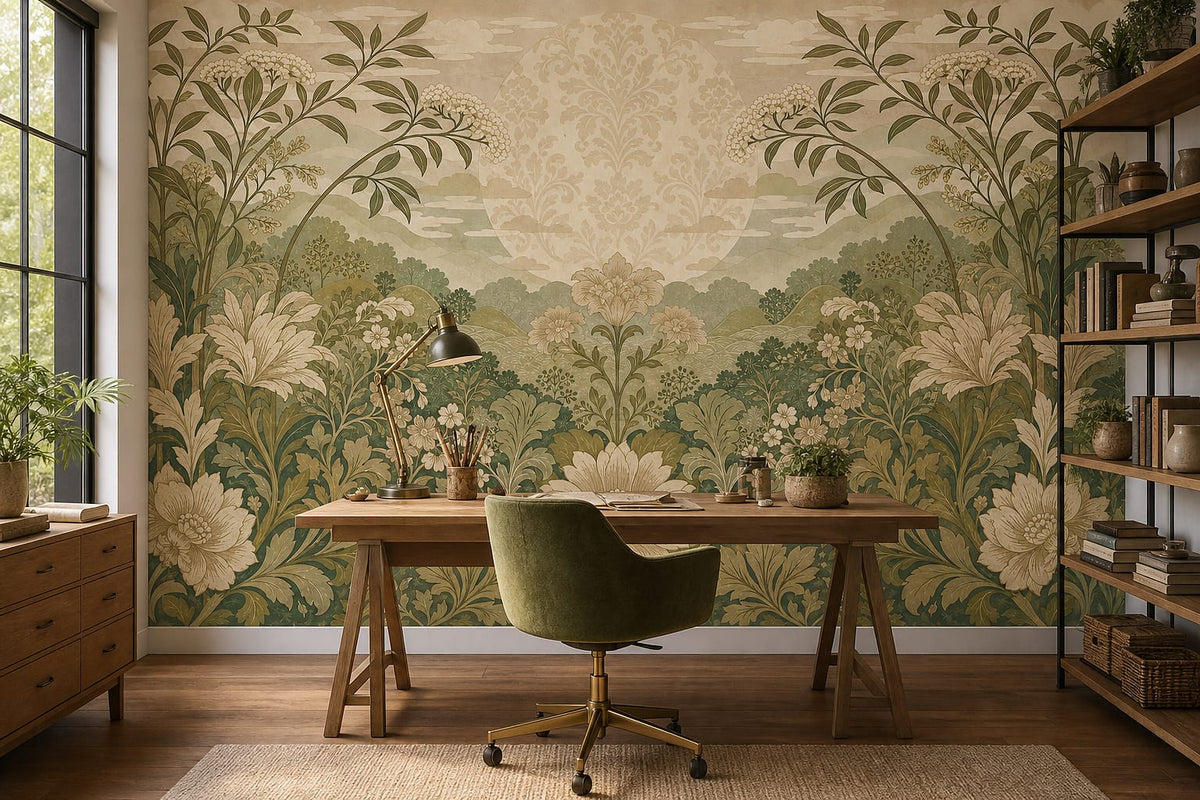 Cream Design Wallpaper Mural product view