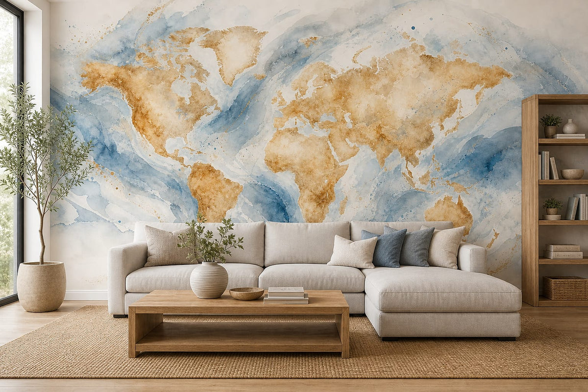 Cream Design Wallpaper Mural product view
