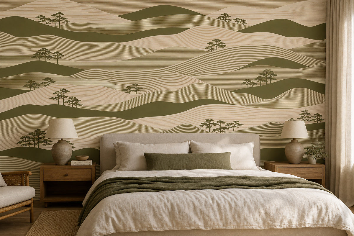 Cream Design Wallpaper Mural product view