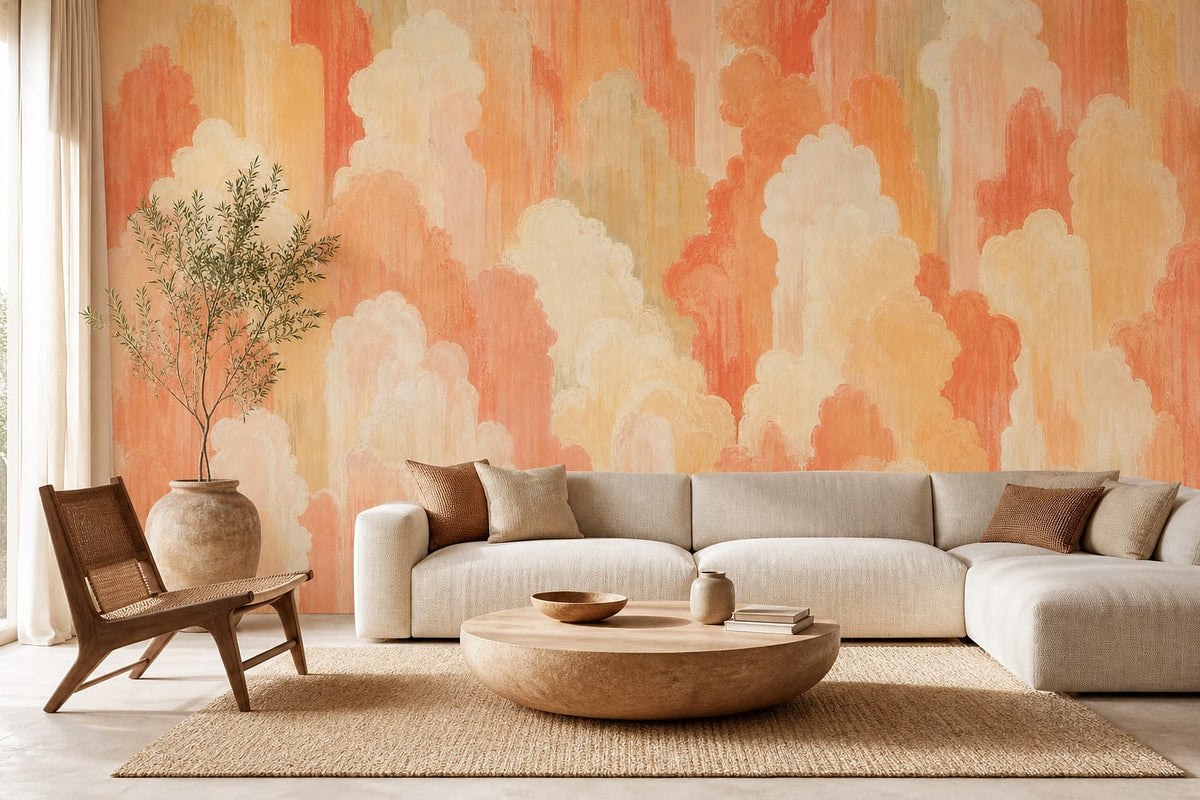 Cream Design Wallpaper Mural product view