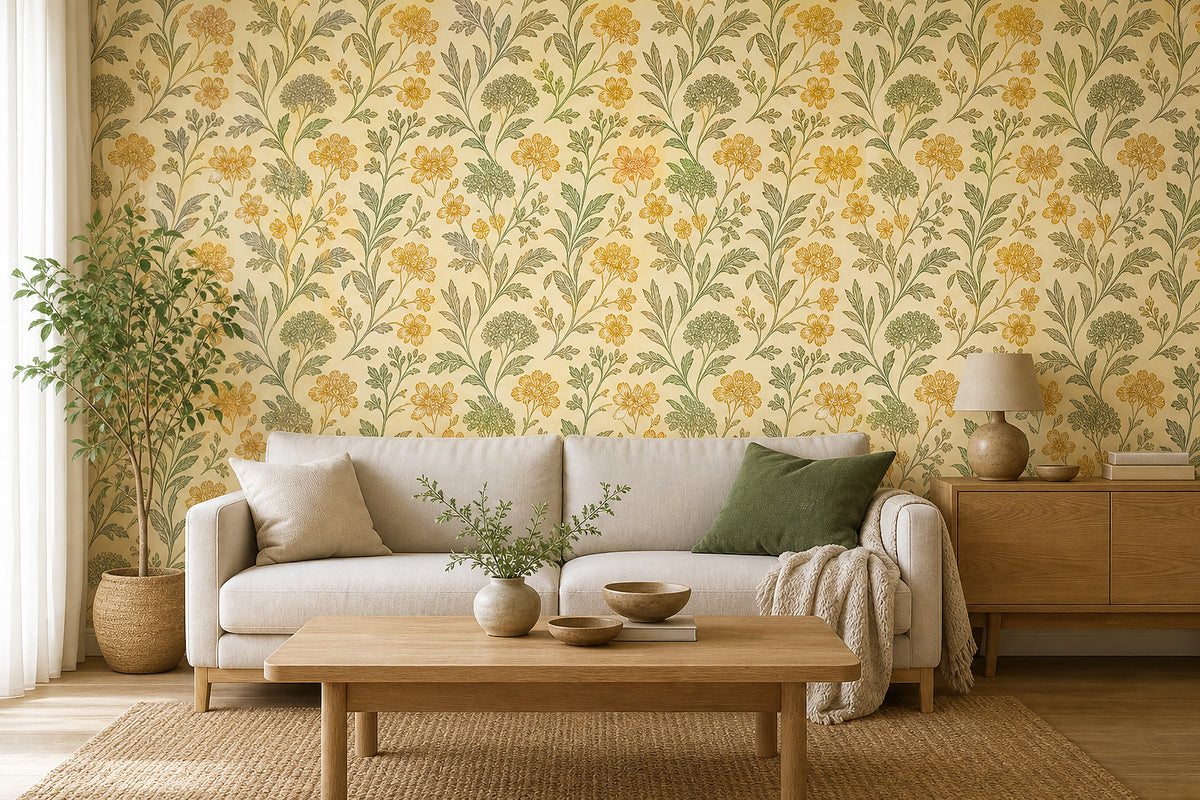 Cream Design Wallpaper Mural product view