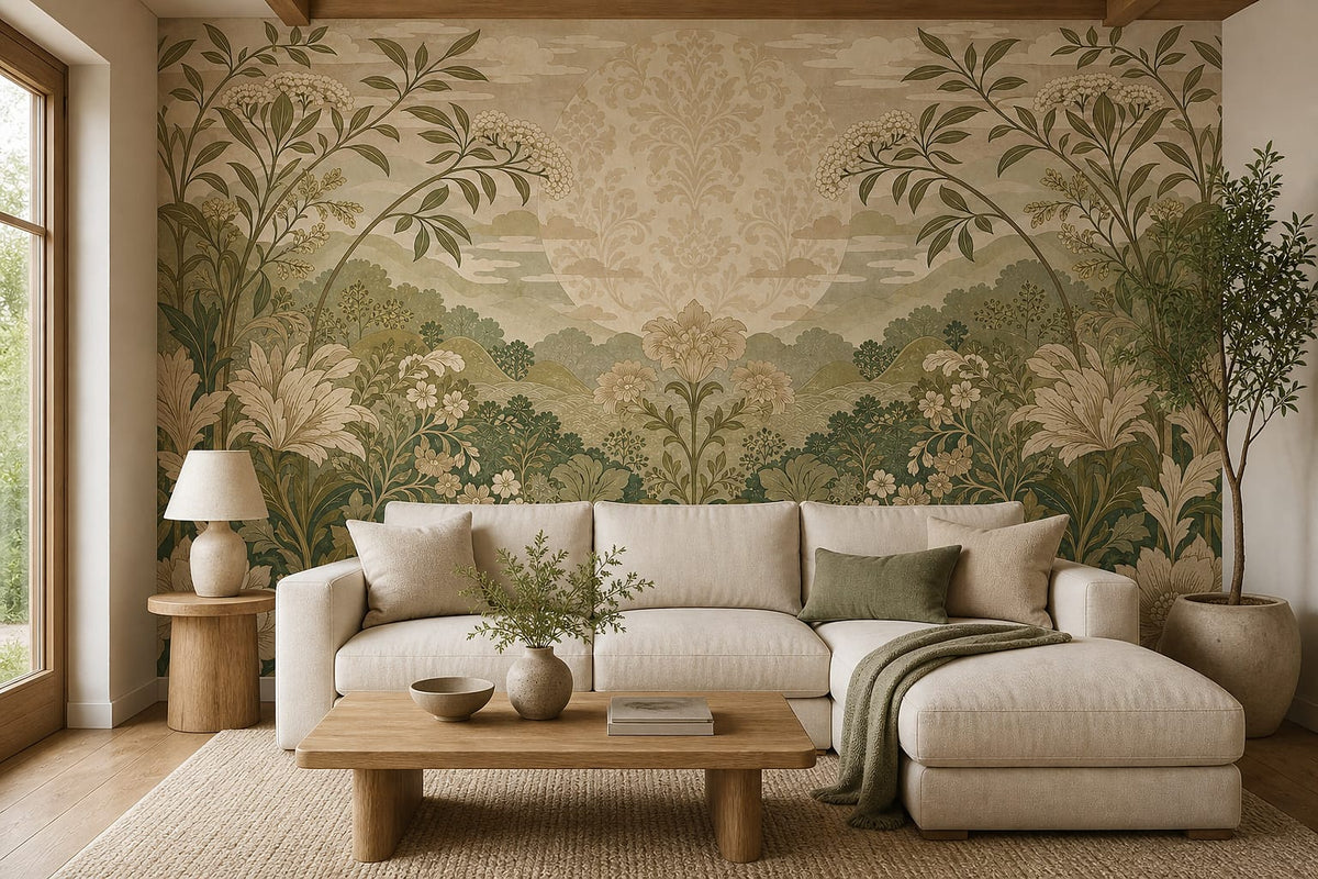 Cream Design Wallpaper Mural product view