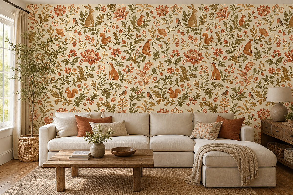Cream Design Wallpaper Mural product view
