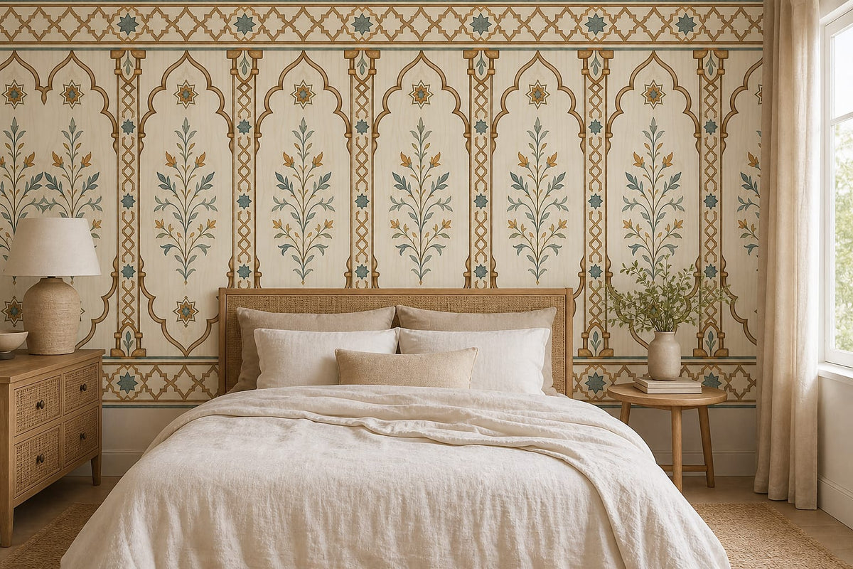 Cream Design Wallpaper Mural product view