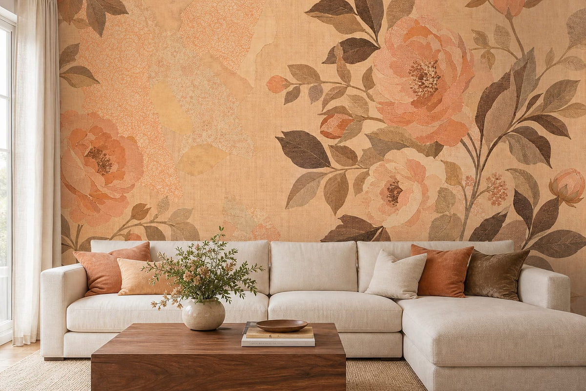 Cream Design Wallpaper Mural product view